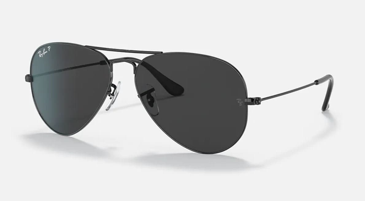 RAY-BAN Aviator Total Black Sunglasses