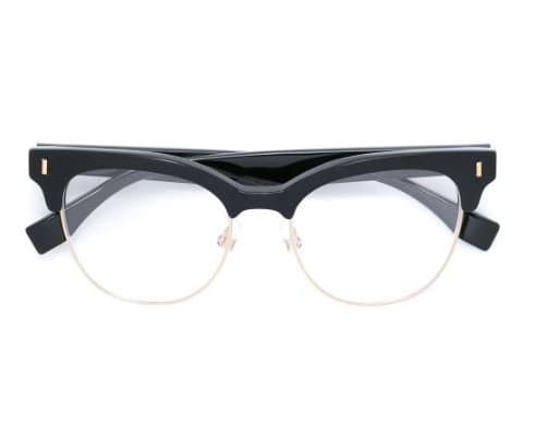FENDI Cat Eye Frame Glasses